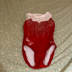 Chalk warrior Christmas leotard